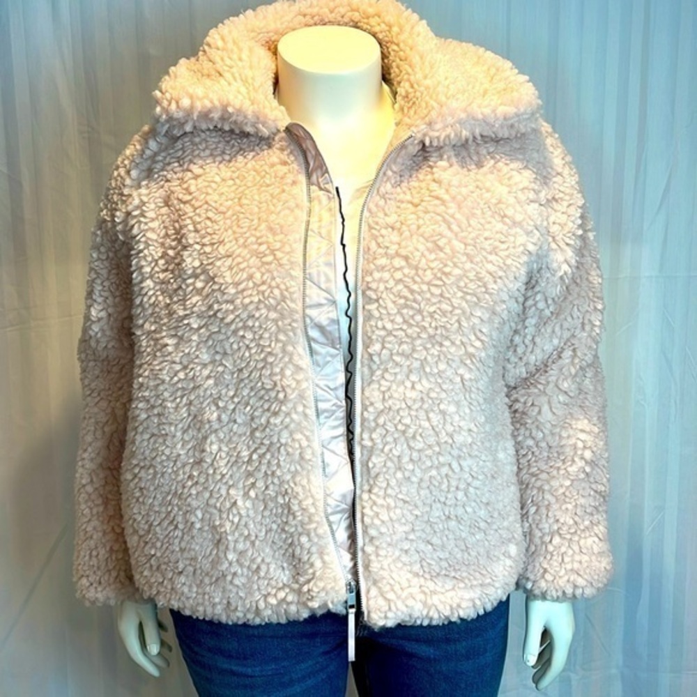 A New Day‎ women's Teddy fleece jacket size XXL color soft pink